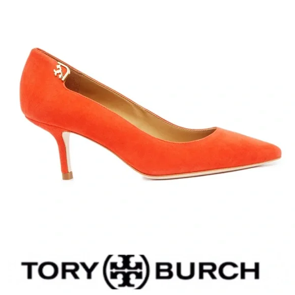💕SALE💕 Tory Burch Elizabeth Poppy Orange - Picture 2 of 10